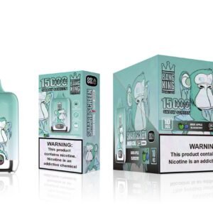 Genießen Sie die Bang King Smart Screen 15000 Puff Einweg E-Zigarette Sour Apple Blueberry als beliebten Duty-free Bestseller