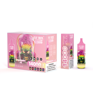 Steuerfreier Versand der Elf Box RGB14000 Einweg-E-Zigarette Strawberry Ice in ganz Europa