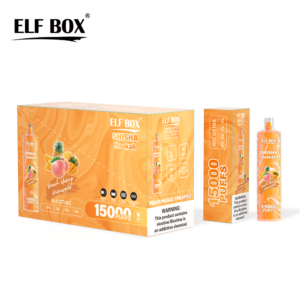 ELF BOX LS15000 Einweg E-Zigarette mit tropischem Aroma aus Pfirsich Mango und Ananas für langen Genuss