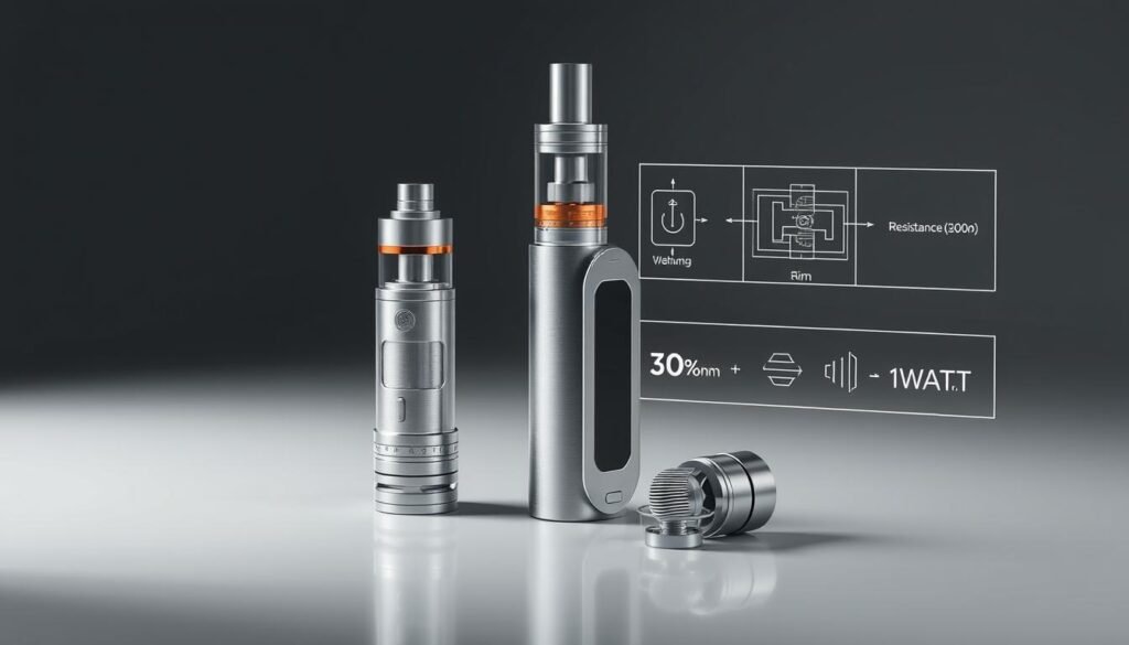 Technische Daten von E-Zigaretten